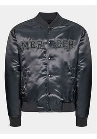 Mercer Amsterdam Kurtka bomber Unisex The Varsity MEAP233003 Szary Classic Fit. Kolor: szary. Materiał: syntetyk