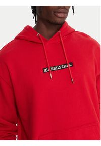 Quiksilver Bluza Dna EQYFT05121 Czerwony Oversize. Kolor: czerwony. Materiał: bawełna #4