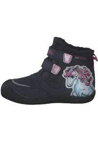 Buty dla dzieci Kappa Flake Tex. Wysokość cholewki: za kostkę. Kolor: niebieski, różowy, wielokolorowy. Materiał: syntetyk, tkanina, materiał. Szerokość cholewki: normalna. Sport: turystyka piesza