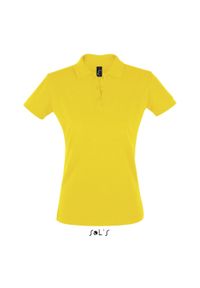 SOL'S - Damska koszulka polo Sol's Perfect. Typ kołnierza: polo. Kolor: żółty #1