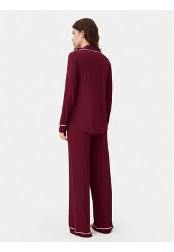 TOMMY HILFIGER - Tommy Hilfiger Piżama UW0UW05558 Czerwony Relaxed Fit. Kolor: czerwony