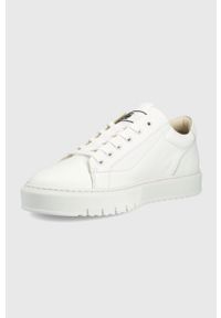 G-Star RAW - G-Star Raw sneakersy skórzane rocup ii kolor biały. Nosek buta: okrągły. Zapięcie: sznurówki. Kolor: biały. Materiał: skóra #5