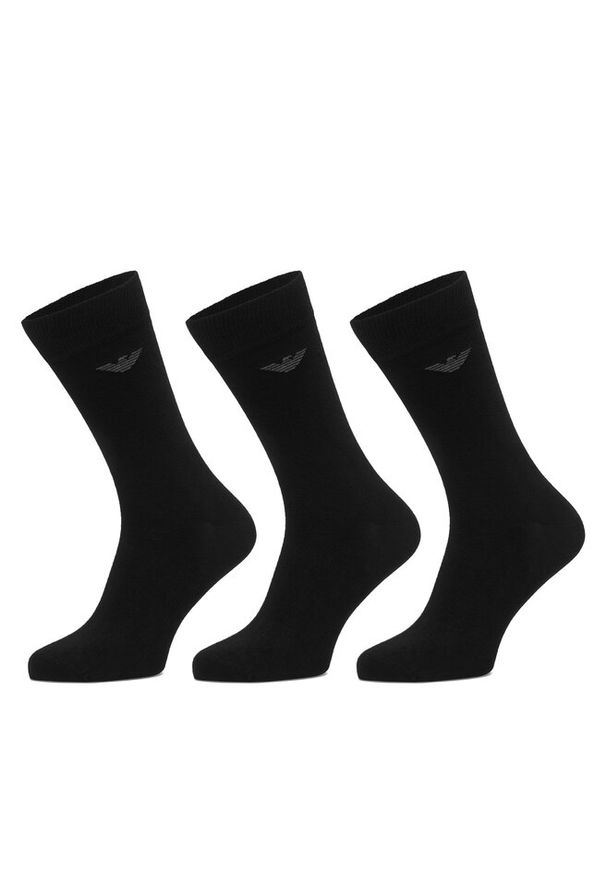 Skarpety długie Emporio Armani Underwear. Kolor: czarny