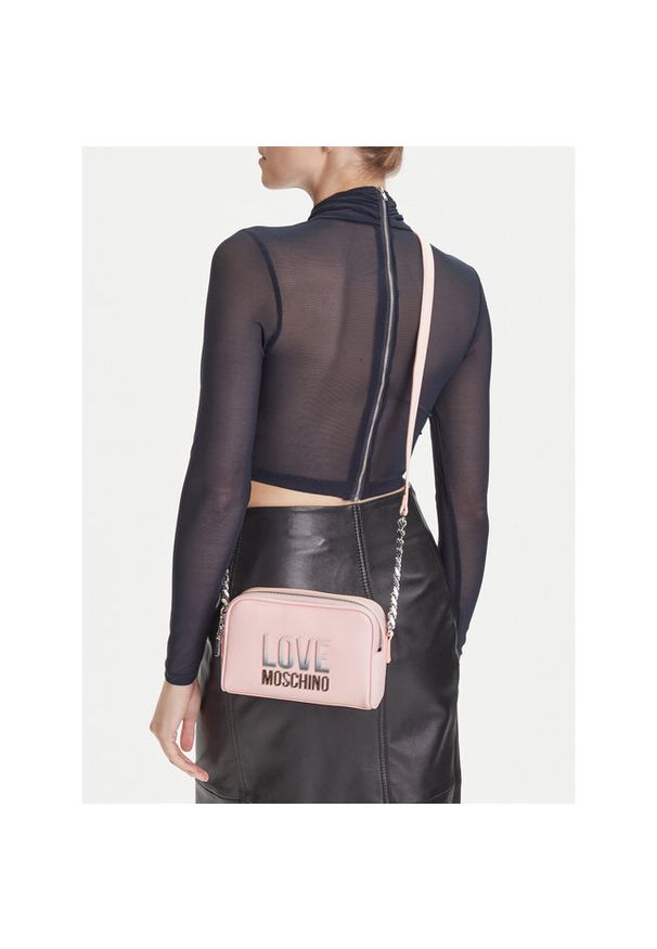 Love Moschino - Torebka LOVE MOSCHINO. Kolor: różowy