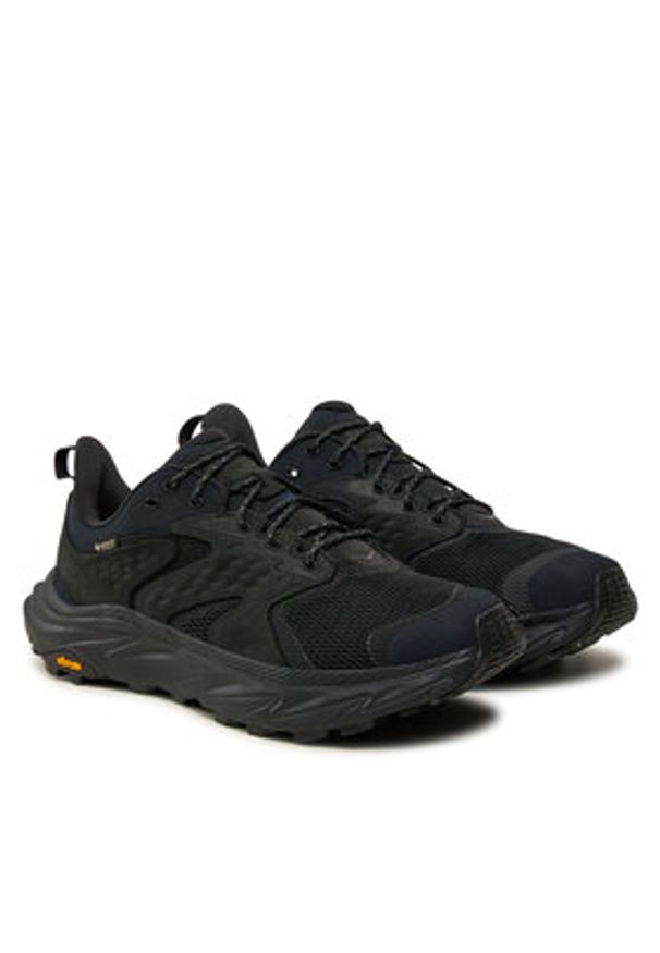 HOKA - Hoka Trekkingi Anacapa 2 Low GTX GORE-TEX 1141632 Czarny. Kolor: czarny. Materiał: materiał. Technologia: Gore-Tex. Sport: turystyka piesza