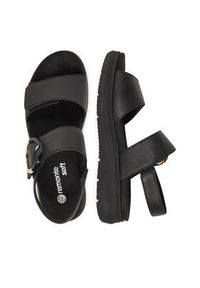 Remonte Sandały CEO-D2K50-00 Czarny. Kolor: czarny. Materiał: materiał #6
