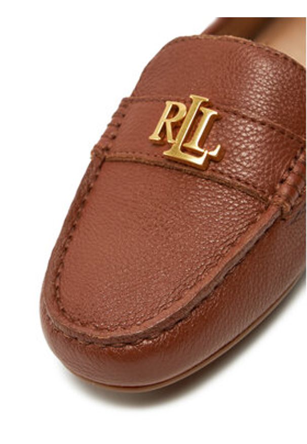 Lauren Ralph Lauren Mokasyny 802942768002 Brązowy. Kolor: brązowy. Materiał: skóra