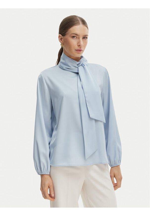 Rinascimento Bluzka CFC0127771003 Błękitny Regular Fit. Kolor: niebieski. Materiał: syntetyk