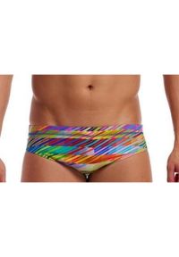 FUNKY TRUNKS - Kąpielówki męskie Funky Trunks Static Stack - slipy. Kolor: wielokolorowy