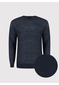 PAKO LORENTE – Granatowy lniany sweter P24SP-2X-003-G-0 - Pako Lorente. Kolor: zielony, niebieski. Materiał: len. Wzór: gładki. Sezon: lato, wiosna #3