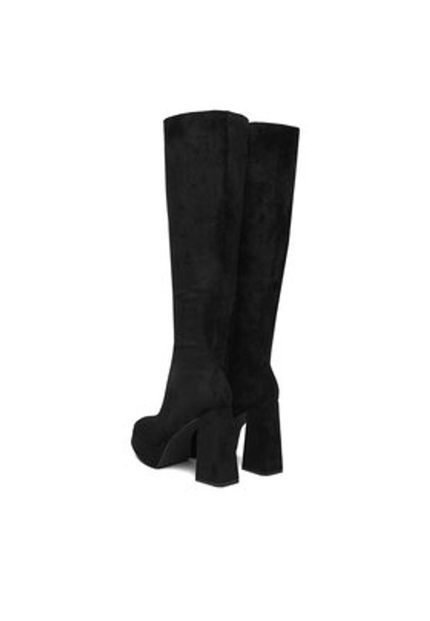 DeeZee Kozaki CL221013H Czarny. Kolor: czarny. Materiał: materiał