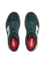 Camper Sneakersy K201608-005 Zielony. Kolor: zielony. Materiał: skóra, zamsz