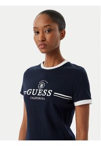Guess T-Shirt V6GI08 K2975 Granatowy Regular Fit. Kolor: niebieski. Materiał: bawełna #2