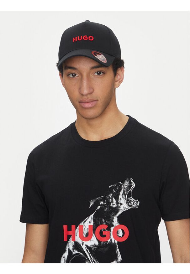 Hugo - HUGO Czapka z daszkiem Jude 50533410 Czarny. Kolor: czarny. Materiał: materiał, bawełna