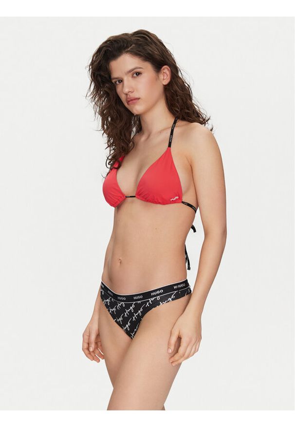 Hugo - HUGO Góra od bikini Pure 50535772 Czerwony. Kolor: czerwony. Materiał: syntetyk