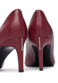 Calvin Klein Szpilki Ess Stiletto 70 HW0HW02607 Bordowy. Kolor: czerwony. Materiał: skóra. Obcas: na szpilce #2