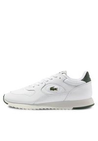 Lacoste Sneakersy I02379-082 Biały. Kolor: biały. Materiał: skóra