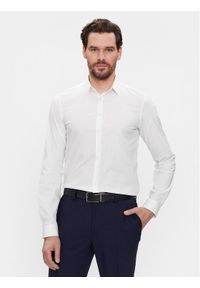 Calvin Klein Koszula K10K112743 Biały Extra Slim Fit. Kolor: biały. Materiał: bawełna #1