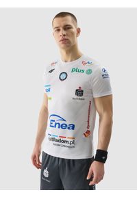 4f - 4F Koszulka replika domowa z sezonu 2023/2024 męska 4F x Czarni Radom - multikolor 3XL. Okazja: do domu. Kolor: wielokolorowy. Wzór: nadruk
