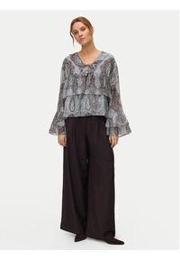 Vero Moda Bluzka Tara 10346962 Błękitny Regular Fit. Kolor: niebieski. Materiał: wiskoza #5