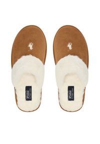 Polo Ralph Lauren Kapcie 842P03595001 Brązowy. Kolor: brązowy. Materiał: skóra, zamsz #6