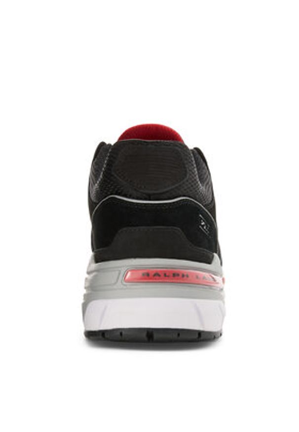 Polo Ralph Lauren Sneakersy 809944590001 Czarny. Kolor: czarny. Materiał: materiał