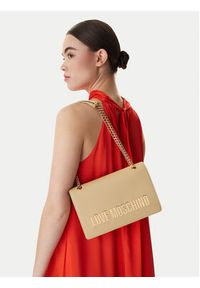 Love Moschino - LOVE MOSCHINO Torebka JC4192PP1OKD0129 Beżowy. Kolor: beżowy. Materiał: skórzane #5