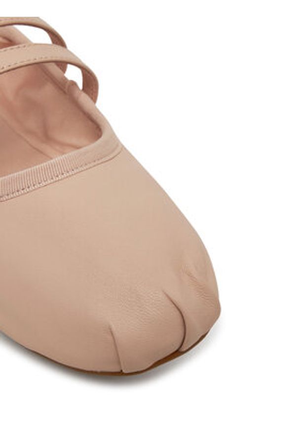 Tommy Jeans Baleriny Ballerina EN0EN02720 Różowy. Kolor: różowy. Materiał: skóra