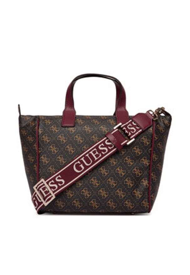 Guess Torebka Follie Travel TWLQ96 76019 Brązowy. Kolor: brązowy. Materiał: skórzane