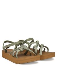 Teva Sandały Midform Kena Slim 1173494 Zielony. Kolor: zielony. Materiał: materiał #6