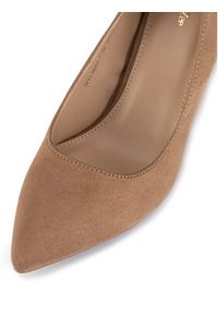 DeeZee Szpilki WYL3660-7 Beżowy. Kolor: beżowy. Materiał: materiał. Obcas: na szpilce #7