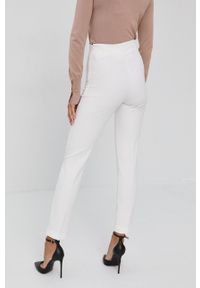 Nissa - NISSA - Spodnie. Stan: podwyższony. Kolor: biały. Materiał: tkanina #2