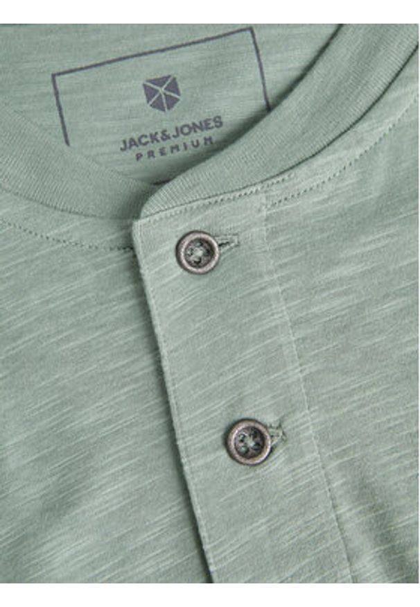 Jack & Jones - Jack&Jones T-Shirt Jprblunixs 12257965 Zielony Slim Fit. Kolor: zielony. Materiał: bawełna