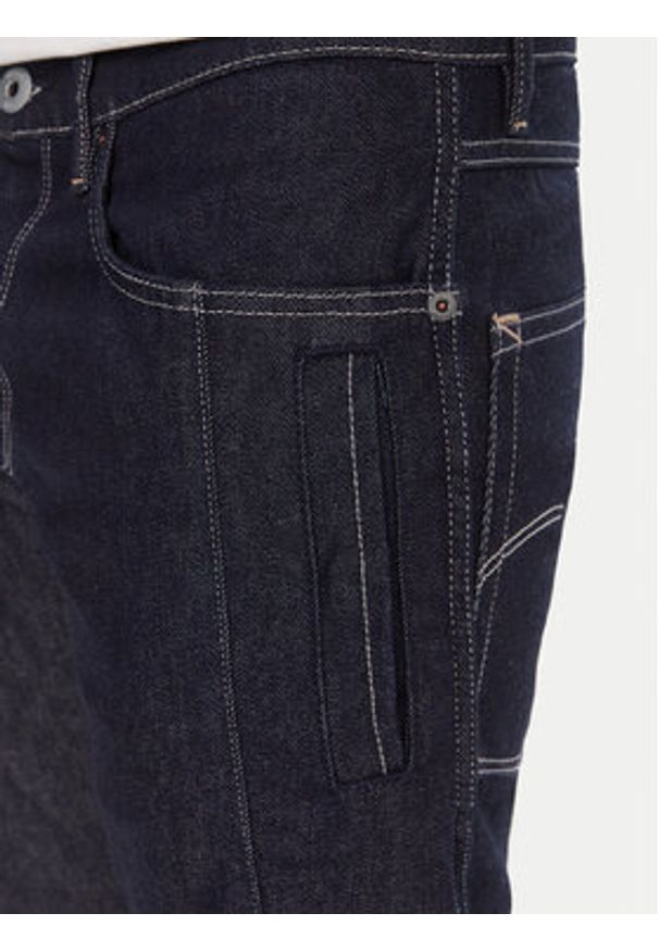 G-Star RAW - G-Star Raw Jeansy Contor 3D D27222-D316 Granatowy Slim Fit. Kolor: niebieski. Materiał: bawełna