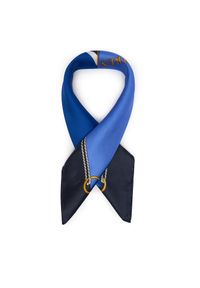 Lauren Ralph Lauren - Chusta jedwabna LAUREN RALPH LAUREN. Kolor: niebieski. Materiał: jedwab #1