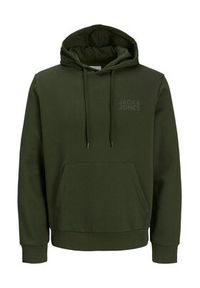 Jack & Jones - Jack&Jones Bluza Corp Logo 12152840 Zielony Regular Fit. Kolor: zielony. Materiał: syntetyk #5