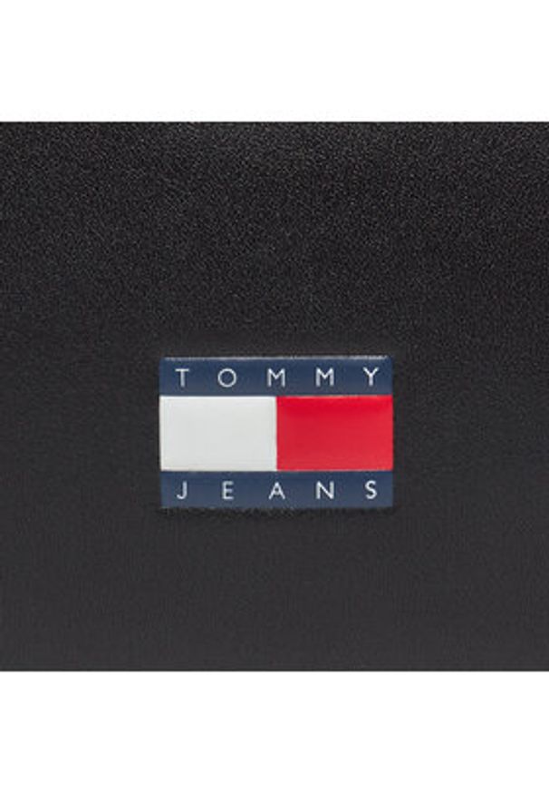 Tommy Jeans Kosmetyczka Heritage AM0AM12084 Czarny. Kolor: czarny. Materiał: skóra