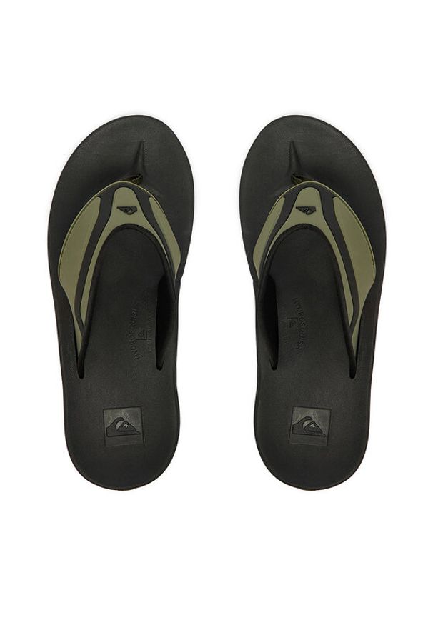 Quiksilver Japonki EO-BRANTON III CQ10124MG Zielony. Kolor: zielony. Materiał: syntetyk