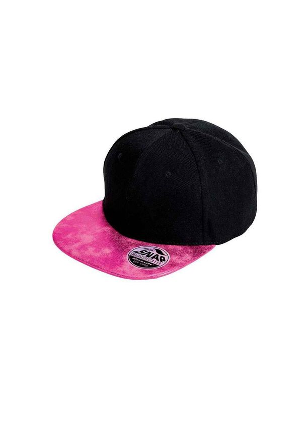 RESULT HEADWEAR - Bronx Glitter Snapback Cap. Kolor: czarny, różowy, wielokolorowy