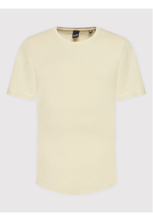 Only & Sons T-Shirt Matt 22002973 Beżowy Regular Fit. Kolor: beżowy. Materiał: bawełna