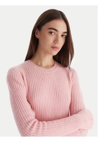 Patrizia Pepe Sukienka dzianinowa 2A2996 K294 Różowy Regular Fit. Kolor: różowy. Materiał: wełna #3