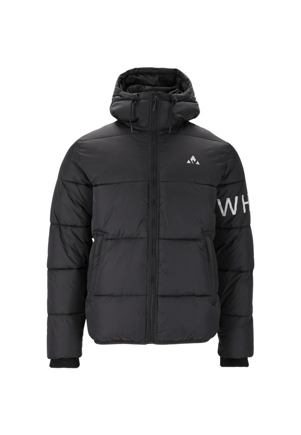 Kurtka dziecięca z kapturem Whistler Drift. Typ kołnierza: kaptur. Kolor: czarny. Materiał: puch