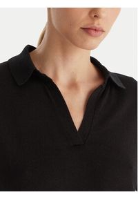 Calvin Klein Sweter LV044A305G Czarny Regular Fit. Kolor: czarny. Materiał: syntetyk #2