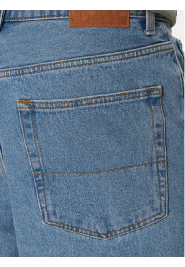 Vans Szorty jeansowe Check-5 VN000C9V Niebieski Baggy Fit. Kolor: niebieski. Materiał: bawełna