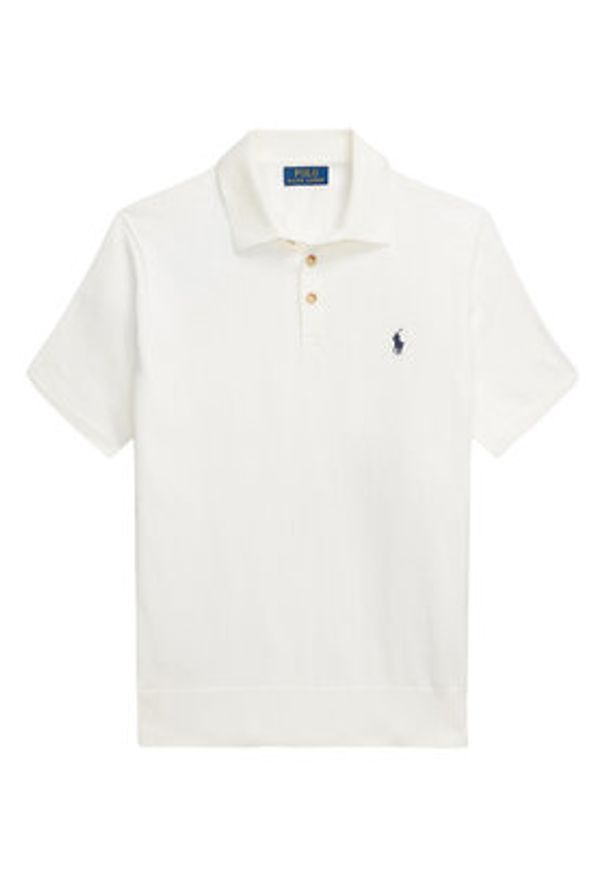 Polo Ralph Lauren Polo 710980682005 Biały Regular Fit. Typ kołnierza: polo. Kolor: biały. Materiał: bawełna