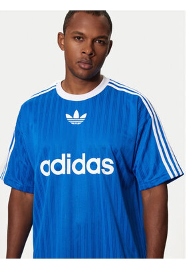 Adidas - adidas T-Shirt adicolor IM9456 Niebieski Loose Fit. Kolor: niebieski. Materiał: syntetyk