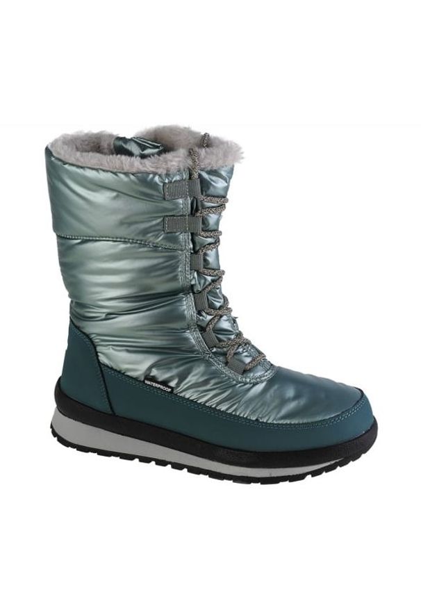 Buty CMP Harma Snow Boot W 39Q4976-E111 zielone. Zapięcie: zamek. Kolor: zielony. Materiał: syntetyk, guma