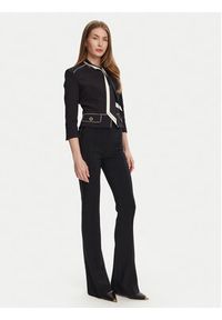 Elisabetta Franchi Spodnie materiałowe PA-084-51E2 Czarny Regular Fit. Kolor: czarny. Materiał: syntetyk