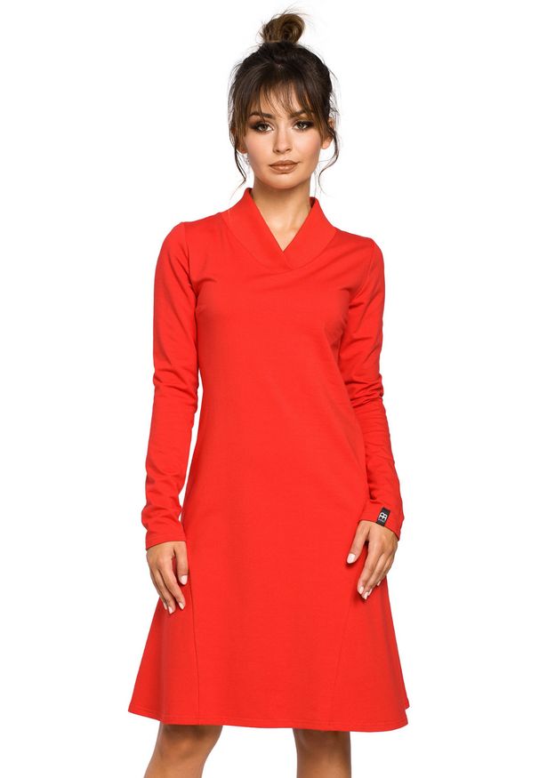 Sukienka trapezowa, elegancka