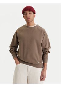 RVCA Bluza Dayshift Crew II 23A463510 Brązowy Relaxed Fit. Kolor: brązowy. Materiał: bawełna #1